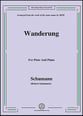 Wanderung,for Flute and Piano P.O.D cover